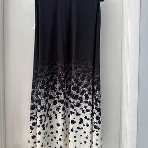 Black and White Print Lularoe Maxi Skirt
